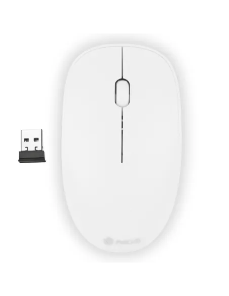 NGS FOG Ratón Inalámbrico 1000 DPI Blanca