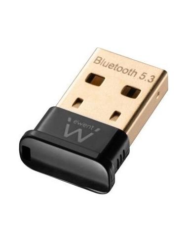 Ewent EW1085 Micro Adaptador Inalámbrico USB Bluetooth 5.3 Banda Única Negro