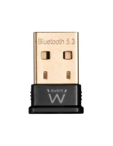 Ewent EW1085 Micro Adaptador Inalámbrico USB Bluetooth 5.3 Banda Única Negro