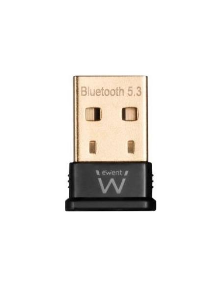 Ewent EW1085 Micro Adaptador Inalámbrico USB Bluetooth 5.3 Banda Única Negro
