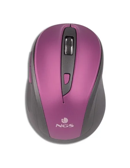 NGS Evo Mute Purple Ratón Inalámbrico Púrpura