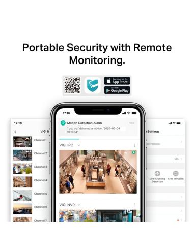 TP-Link VIGI C340-W Full-Color Cámara de Videovigilancia de Exterior Tipo Bullet IP66 4mm 4MP Blanca