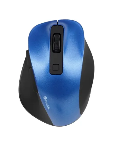 NGS Bow Mini Ratón Inalámbrico 1600DPI Azul
