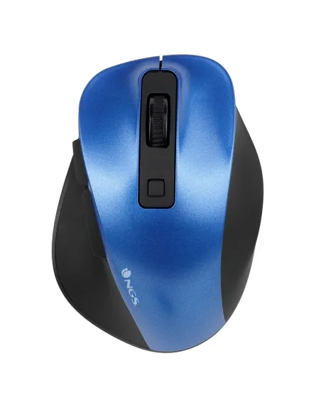 NGS Bow Mini Ratón Inalámbrico 1600DPI Azul