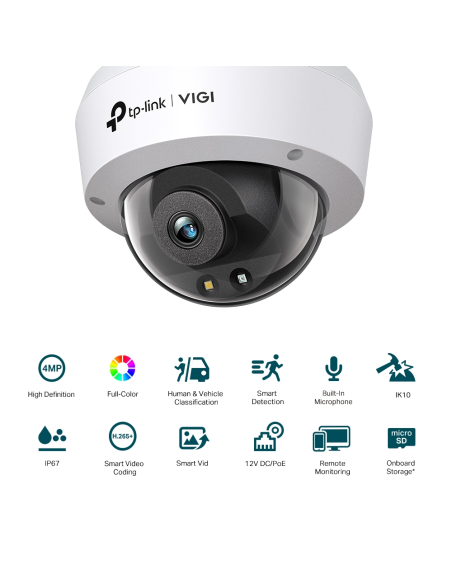 TP-Link VIGI C240 Cámara de seguridad IP 4mm