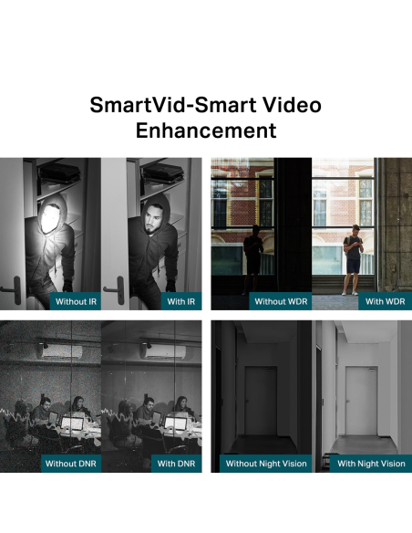 TP-Link VIGI C440I Cámara de Videovigilancia de Interior Tipo Turret 4mm 4MP Blanca