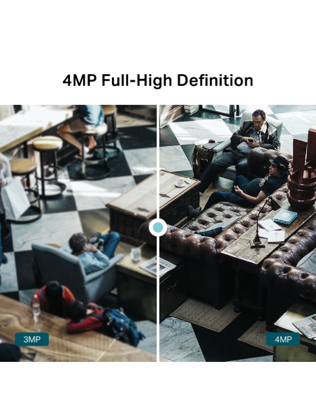 TP-Link VIGI C440I Cámara de Videovigilancia de Interior Tipo Turret 4mm 4MP Blanca