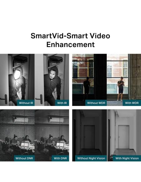 TP-Link VIGI C420I Cámara de Videovigilancia de Interior Tipo Turret 4mm 2MP Blanca