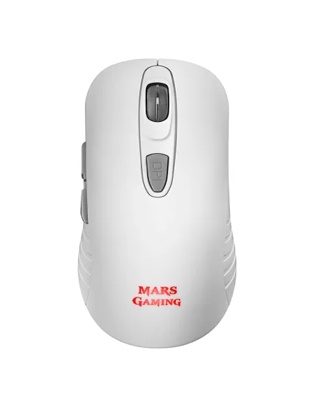 Mars Gaming MMW2 Ratón Gaming Inalámbrico RGB 3200 DPI Blanco