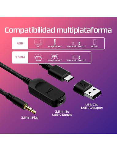 HyperX Cloud III Auriculares Gaming Multiplataforma Negros