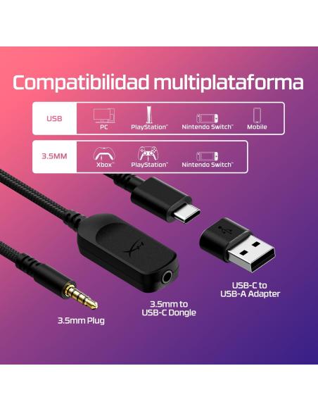 HyperX Cloud III Auriculares Gaming Multiplataforma Negros