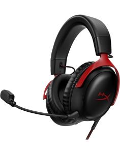 HyperX Cloud III Auriculares Gaming Multiplataforma Rojo/Negros-1369221
