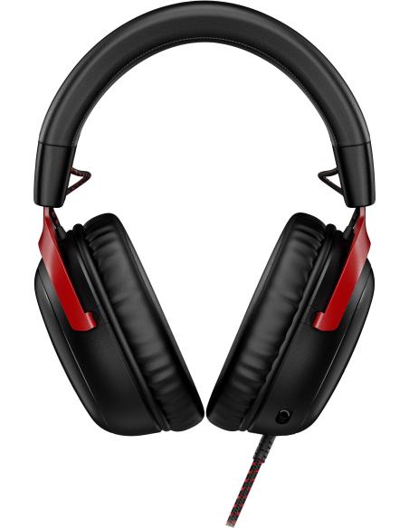 HyperX Cloud III Auriculares Gaming Multiplataforma Rojo/Negros