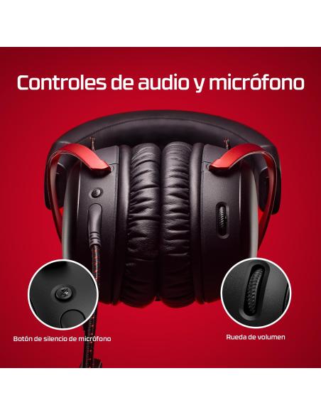 HyperX Cloud III Auriculares Gaming Multiplataforma Rojo/Negros