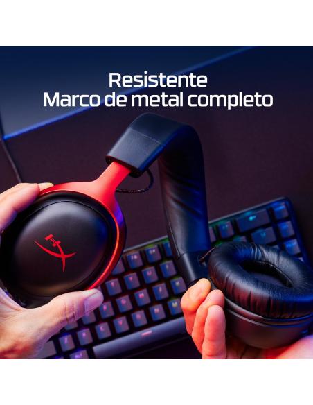 HyperX Cloud III Auriculares Gaming Multiplataforma Rojo/Negros