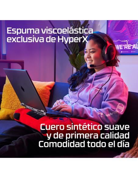 HyperX Cloud III Auriculares Gaming Multiplataforma Rojo/Negros