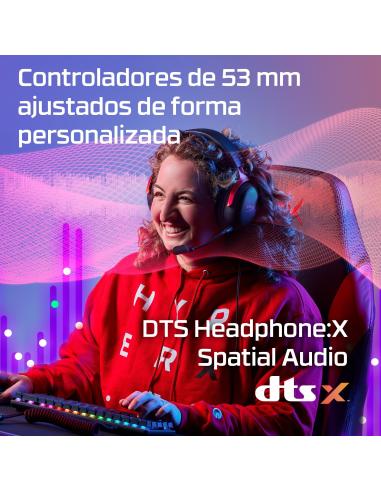 HyperX Cloud III Auriculares Gaming Multiplataforma Rojo/Negros