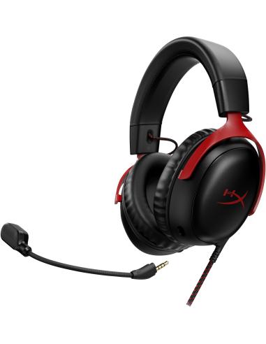 HyperX Cloud III Auriculares Gaming Multiplataforma Rojo/Negros