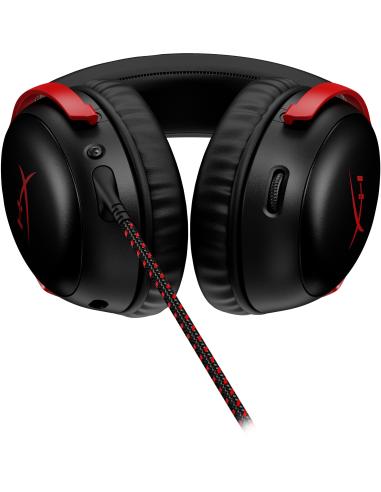 HyperX Cloud III Auriculares Gaming Multiplataforma Rojo/Negros