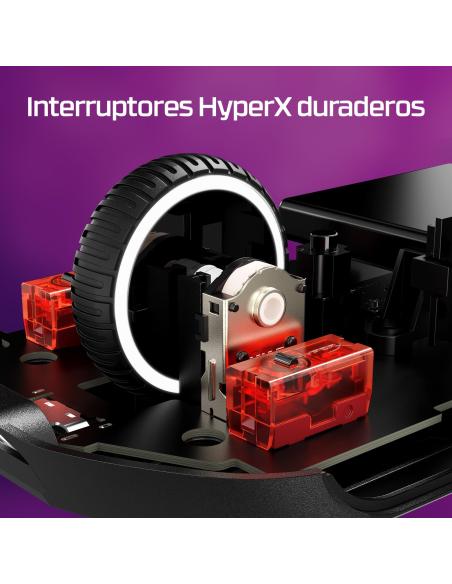 HyperX Pulsefire Haste 2 Wireless Ratón Gaming Inalámbrico RGB 26000 DPI Negro