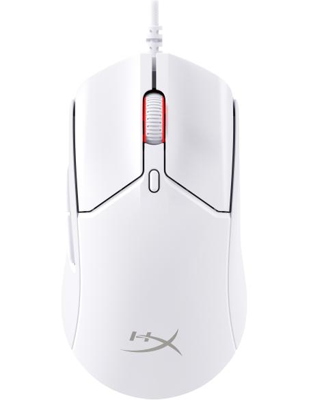 HyperX Pulsefire Haste 2 6N0A8AA Ratón Gaming Blanco