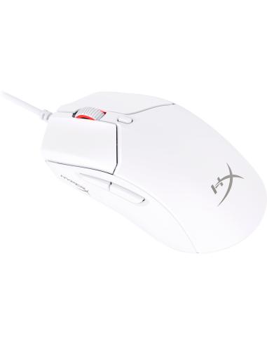 HyperX Pulsefire Haste 2 6N0A8AA Ratón Gaming Blanco