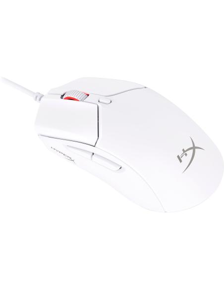 HyperX Pulsefire Haste 2 6N0A8AA Ratón Gaming Blanco