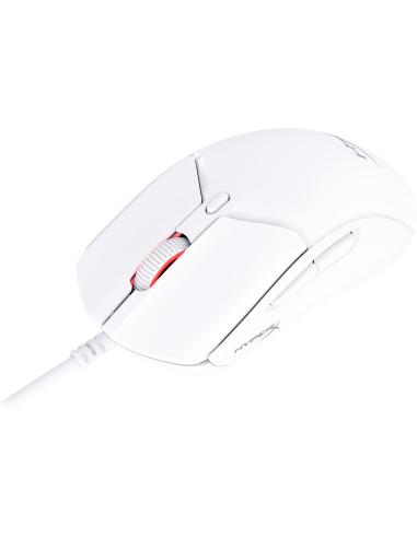 HyperX Pulsefire Haste 2 6N0A8AA Ratón Gaming Blanco