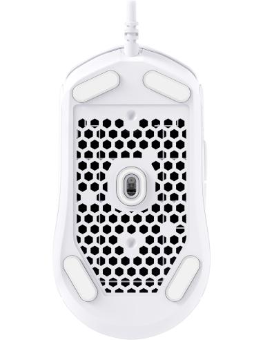 HyperX Pulsefire Haste 2 6N0A8AA Ratón Gaming Blanco