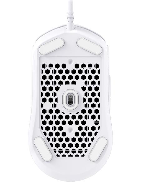 HyperX Pulsefire Haste 2 6N0A8AA Ratón Gaming Blanco