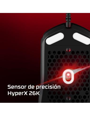 HyperX Pulsefire Haste 2 Ratón Gaming RGB 26000 DPI Negro