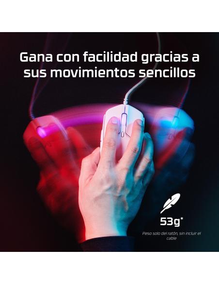 HyperX Pulsefire Haste 2 Ratón Gaming RGB 26000 DPI Negro