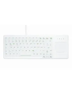 Active Key AK-CB4400F-GUS-W/SP Teclado Lavable Desinfectable Touchpad USB Blanco