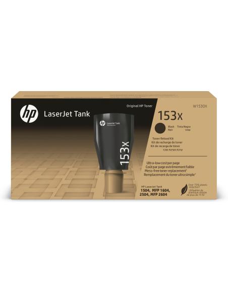 HP LaserJet Tank 153X W1530X Recarga de Tóner Negro