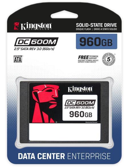 Kingston Data Center DC600M SSD 2.5" 960GB SATA3