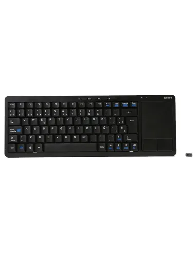Omega OKB004BES Teclado Wireless Multimedia con Touchpad Negro