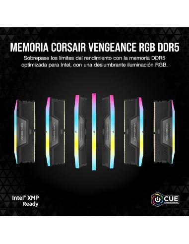 Corsair Vengeance RGB DDR5 6000MHz 32GB (2x16GB) CL30 Negra