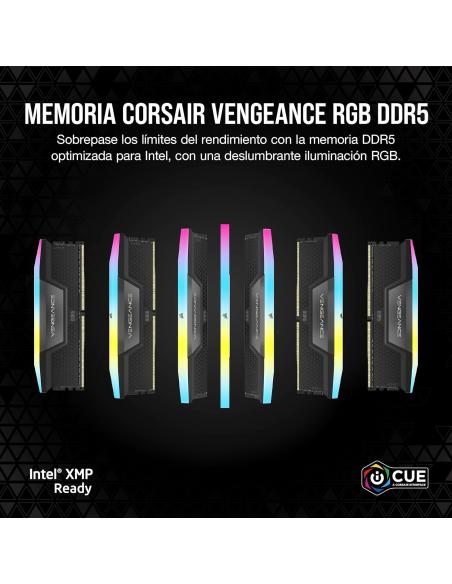 Corsair Vengeance RGB DDR5 6000MHz 32GB (2x16GB) CL30 Negra