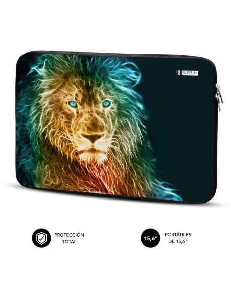 Subblim Trendy Sleeve Neo Lion Funda para Portátil de 15.6"