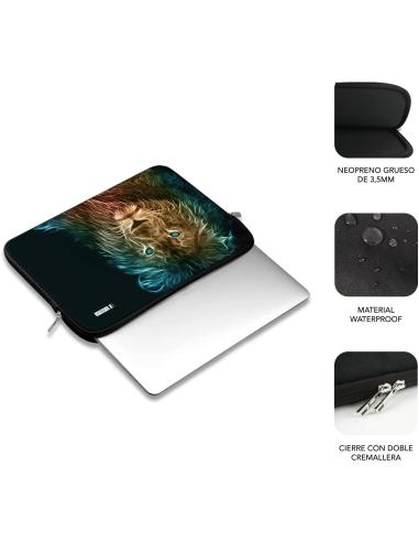 Subblim Trendy Sleeve Neo Lion Funda para Portátil de 15.6"