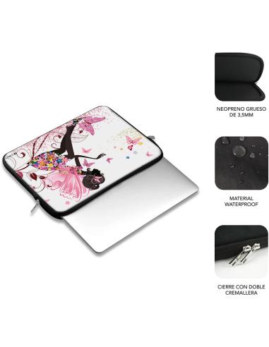 Subblim Trendy Sleeve Neo Hada Funda para Portátil hasta 15.6"