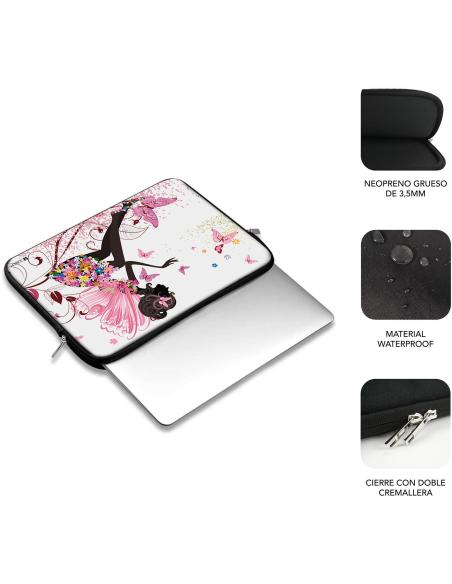 Subblim Trendy Sleeve Neo Hada Funda para Portátil hasta 15.6"