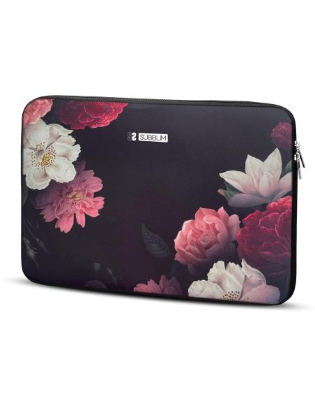 Subblim Trendy Sleeve Neo Flowers Funda para Portátil hasta 14"