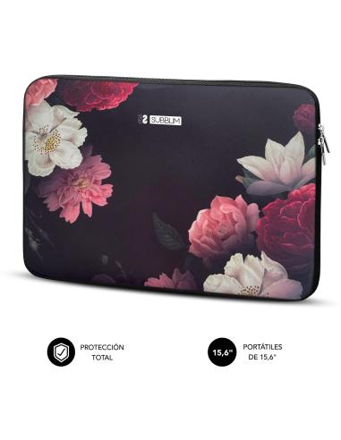 Subblim Trendy Sleeve Neo Flowers Funda para Portátil de 15.6"