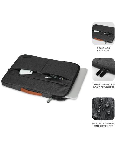 Subblim SUBLS-AP36001 Mochila para Portátil hasta 14" Gris Oscura