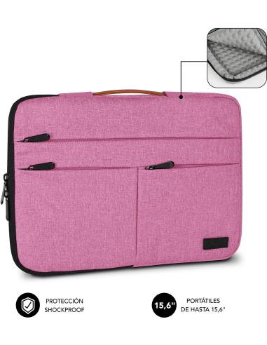 Subblim Air Padding 360 Sleeve Rosa Funda para Portátil de 15.6"