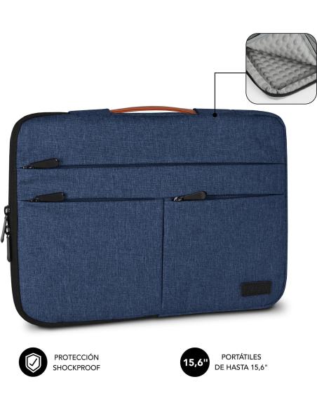 Subblim Air Padding 360 Sleeve Blue Funda para Portátil de 15.6"