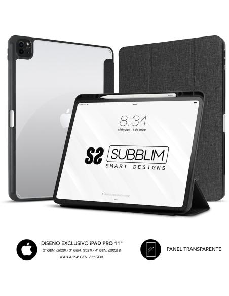 Subblim Clear Shock Funda para Tablet iPad Pro 11" 2022/2021/2020 Negro