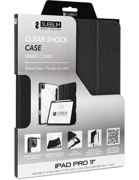 Subblim Clear Shock Funda para Tablet iPad Pro 11" 2022/2021/2020 Negro