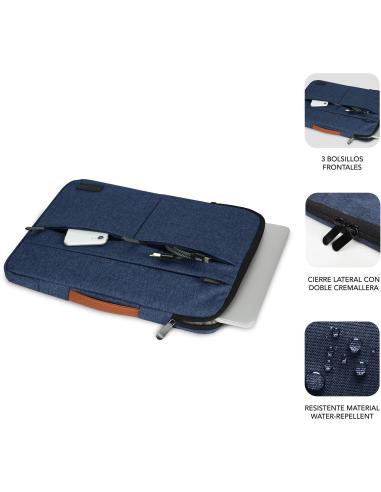 Subblim Air Padding 360 Sleeve Azul Funda para Portátil de 14"